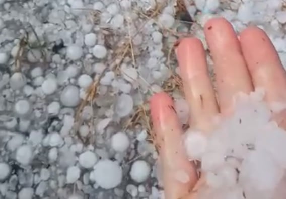 granizo - lavouras de soja e milho - santa catarina e rio grande do sul