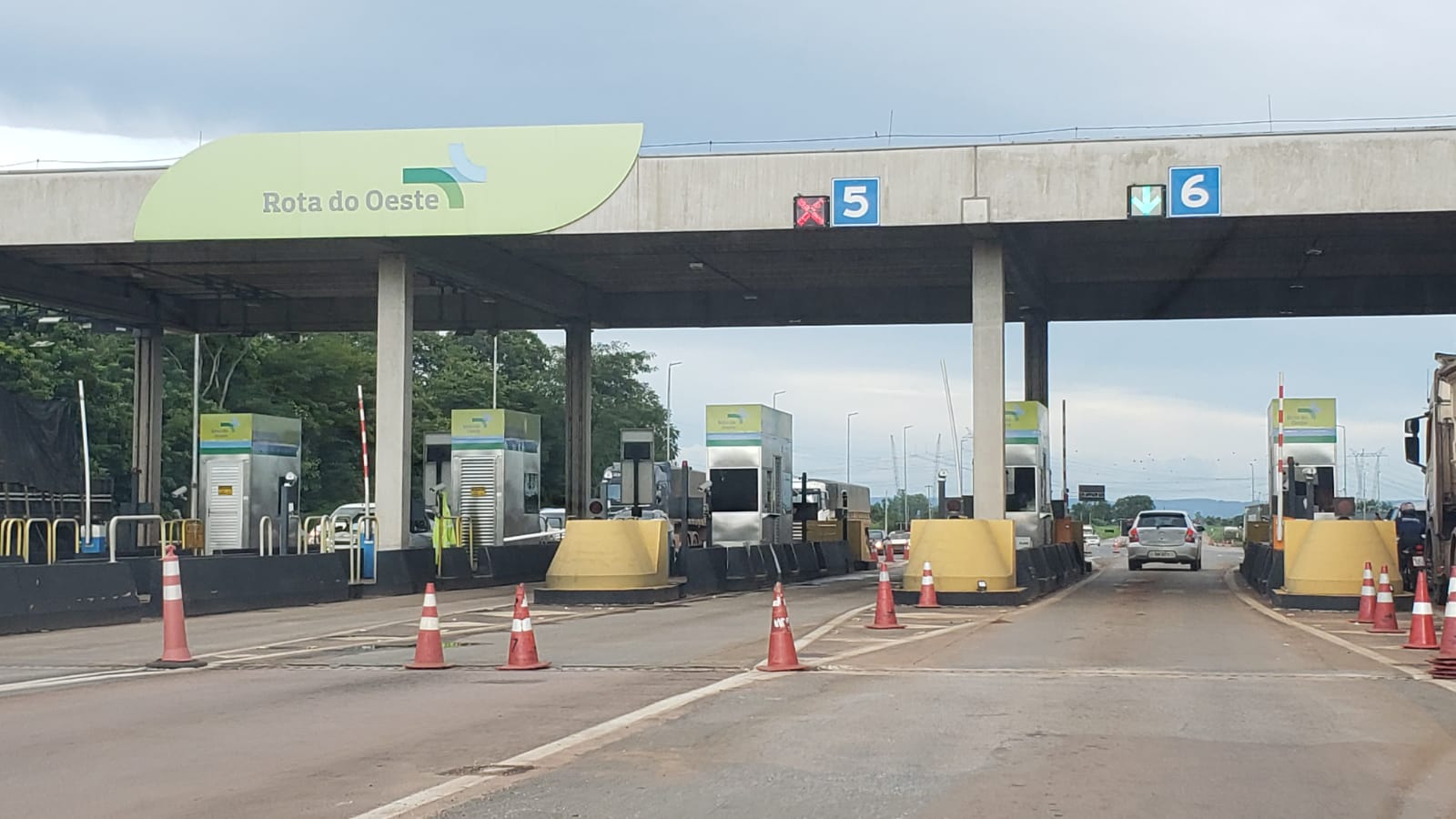 Pedágio BR-163 Rota Cuiabá foto Viviane Petroli Canal Rural Mato Grosso