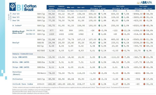 boletim abrapa 2 de junho de 2023